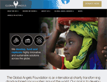 Tablet Screenshot of globalangels.org